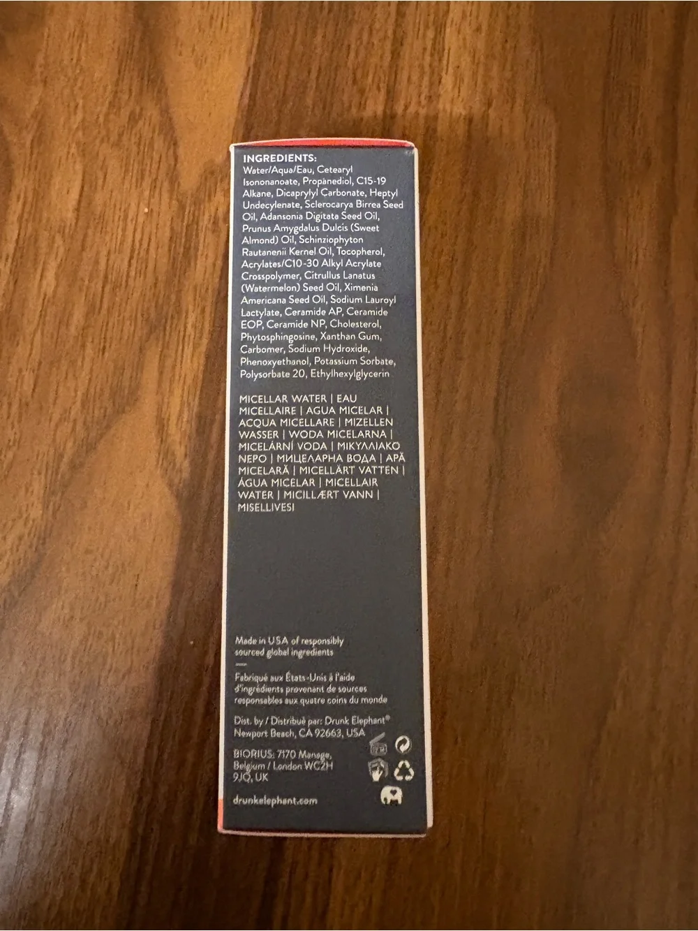 Drunk Elephant gentle micellar
